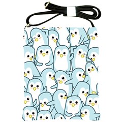 Penguins Pattern Shoulder Sling Bag by pakminggu