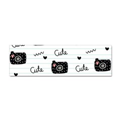 Cute Cameras Doodles Hand Drawn Sticker (bumper) by pakminggu