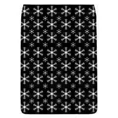 Snowflakes Background Pattern Removable Flap Cover (l)