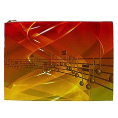 Music Notes Melody Note Sound Cosmetic Bag (xxl)