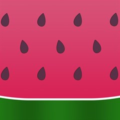 Watermelon Fruit Summer Red Fresh Food Healthy Play Mat (rectangle) by pakminggu