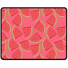 Watermelon Background Watermelon Wallpaper Fleece Blanket (medium) by pakminggu