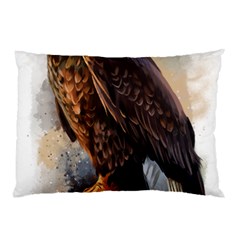 Eagle Art Eagle Watercolor Painting Bird Animal Pillow Case by pakminggu