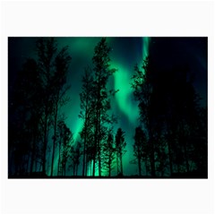 Aurora Northern Lights Celestial Magical Astronomy Large Glasses Cloth by pakminggu