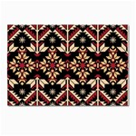 Vector Illustration Of Ukrainian Folk Seamless Pattern Ethnic Ornament Border Element Traditional Postcard 4 x 6  (Pkg of 10)