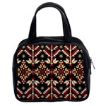 Vector Illustration Of Ukrainian Folk Seamless Pattern Ethnic Ornament Border Element Traditional Classic Handbag (Two Sides)