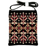 Vector Illustration Of Ukrainian Folk Seamless Pattern Ethnic Ornament Border Element Traditional Shoulder Sling Bag