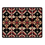 Vector Illustration Of Ukrainian Folk Seamless Pattern Ethnic Ornament Border Element Traditional Two Sides Fleece Blanket (Small)