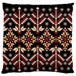 Vector Illustration Of Ukrainian Folk Seamless Pattern Ethnic Ornament Border Element Traditional Large Premium Plush Fleece Cushion Case (Two Sides)