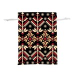 Vector Illustration Of Ukrainian Folk Seamless Pattern Ethnic Ornament Border Element Traditional Lightweight Drawstring Pouch (M)