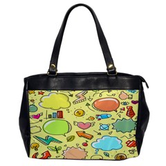 Cute Sketch Child Graphic Funny Oversize Office Handbag by danenraven