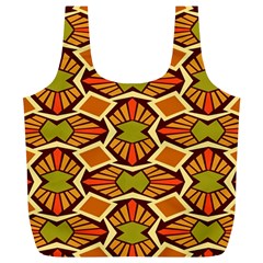 Geometry Shape Retro Trendy Symbol Full Print Recycle Bag (xl)