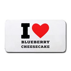 I Love Blueberry Cheesecake  Medium Bar Mat by ilovewhateva