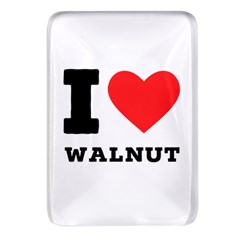 I Love Walnut Rectangular Glass Fridge Magnet (4 Pack) by ilovewhateva