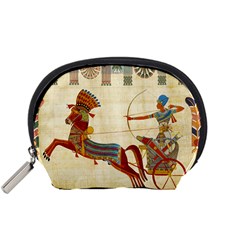 Egyptian Tutunkhamun Pharaoh Design Accessory Pouch (small) by Mog4mog4