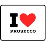 I love prosecco Fleece Blanket (Medium)