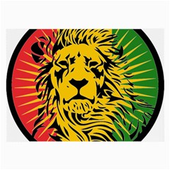 Lion Head Africa Rasta Large Glasses Cloth (2 Sides) by Mog4mog4