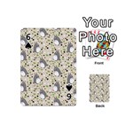 Pattern My Neighbor Totoro Playing Cards 54 Designs (Mini) Front - Spade6