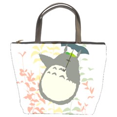 My Neighbor Totoro Cartoon Bucket Bag by Mog4mog4