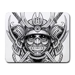 Drawing Samurai Tattoo Sketch Japanese Samurai Small Mousepad