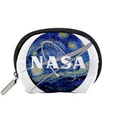Vincent Van Gogh Starry Night Art Painting Planet Galaxy Accessory Pouch (small) by Mog4mog4