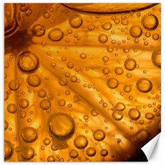 Lime Water Bubbles Macro Light Detail Background Canvas 12  X 12  by Mog4mog4