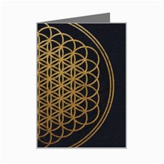 Horizon Sempiternal Bring Abstract Pattern Mini Greeting Card by Bakwanart