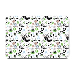 Giant Panda Bear Pattern Small Doormat by Bakwanart