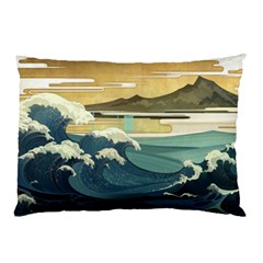 Sea Asia, Waves Japanese Art The Great Wave Off Kanagawa Pillow Case (two Sides) by Bakwanart