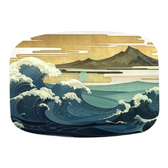 Sea Asia, Waves Japanese Art The Great Wave Off Kanagawa Mini Square Pill Box by Bakwanart