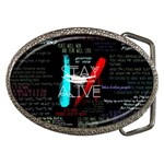 Stay Alive Belt Buckles