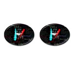 Stay Alive Cufflinks (Oval)