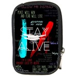 Stay Alive Compact Camera Leather Case