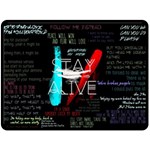 Stay Alive Fleece Blanket (Large)