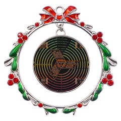 Black And Green Area Rug Neon Genesis Evangelion Computer Communication Metal X mas Wreath Ribbon Ornament