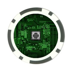 Technology Computer Chip Electronics Industry Circuit Board Poker Chip Card Guard (10 Pack)