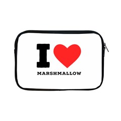 I Love Marshmallow  Apple Ipad Mini Zipper Cases by ilovewhateva