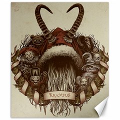 Christmas Dark Demon Evil Horror Krampus Canvas 20  X 24  by Bakwanart