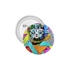 Kitten Cat Pet Animal Adorable Fluffy Cute Kitty 1 75  Buttons by 99art