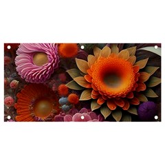 Flowers Flower Blossoms Petals Blooms Banner And Sign 4  X 2  by 99art