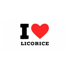 I Love Licorice Satin Wrap 35  X 70  by ilovewhateva