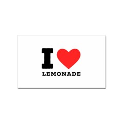 I Love Lemonade Sticker Rectangular (100 Pack) by ilovewhateva