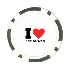 I Love Lemonade Poker Chip Card Guard (10 Pack) by ilovewhateva