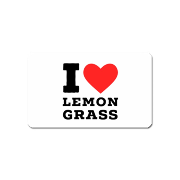 I love lemon grass Magnet (Name Card)