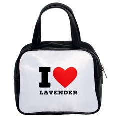 I Love Lavender Classic Handbag (two Sides) by ilovewhateva