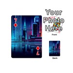 Digital Art Artwork Illustration Vector Buiding City Playing Cards 54 Designs (Mini) Front - Diamond7