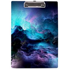 Abstract Graphics Nebula Psychedelic Space A4 Acrylic Clipboard