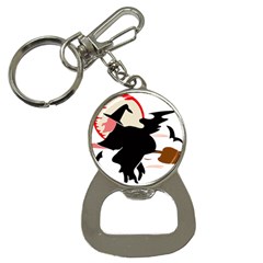 Bat Broom Broomstick Bottle Opener Key Chain by 99art