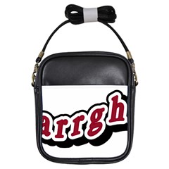 Comic-text-frustration-bother Girls Sling Bag by 99art