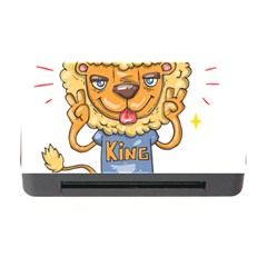 Animation-lion-animals-king-cool Memory Card Reader With Cf by 99art